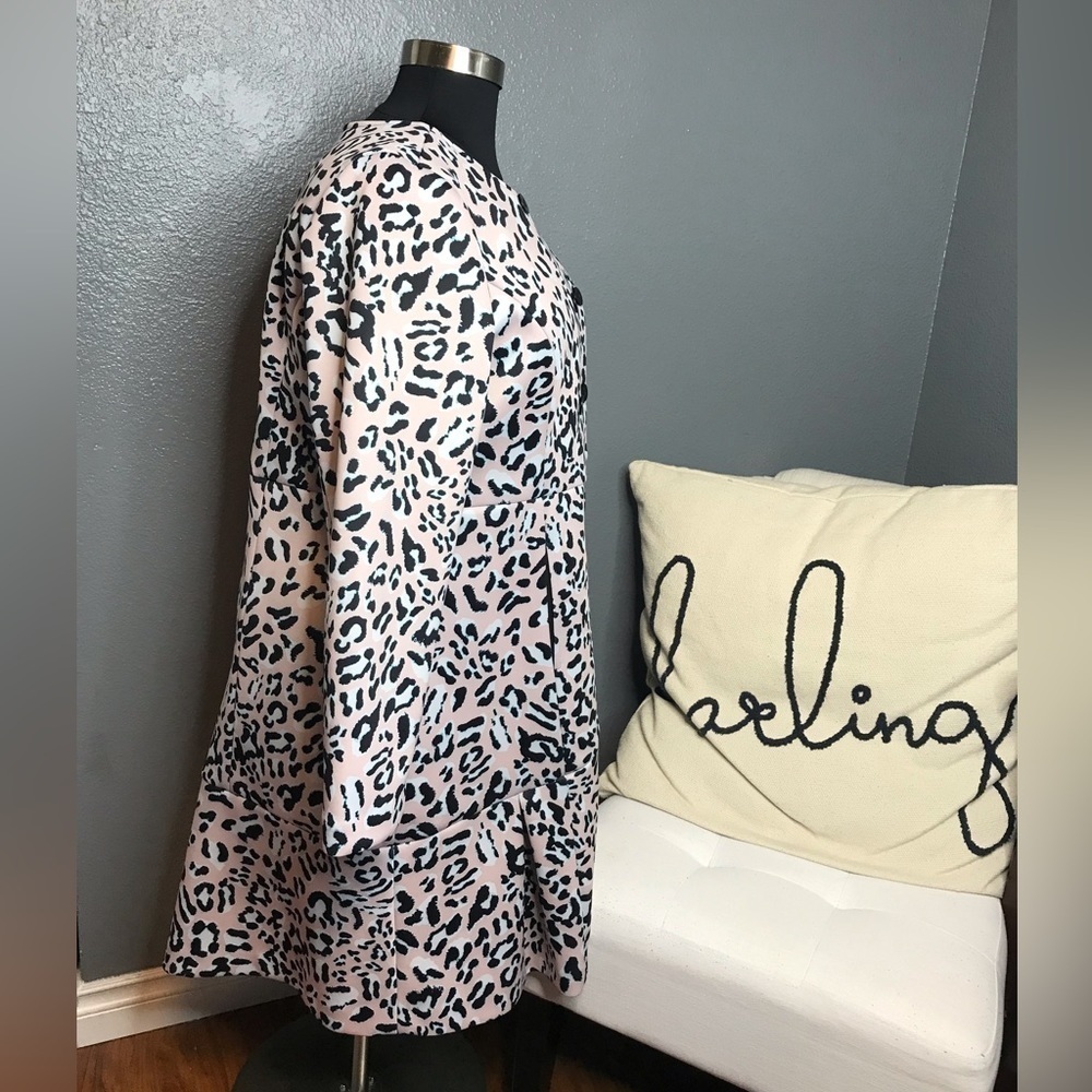 Nwt Eloquii Studio Leopard Print Coat Size 22w - image 5